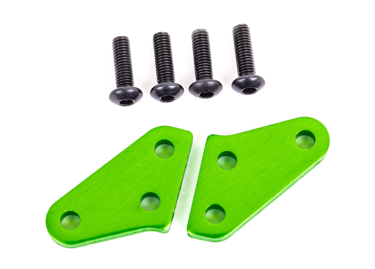 Traxxas 9636G — Traxxas 9636G Sledge Green Aluminum Steering Blocks Arms (L&R)