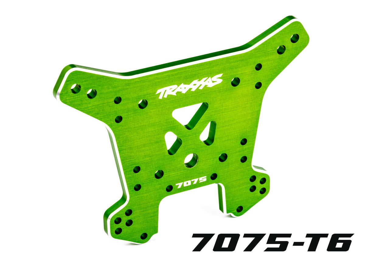 Traxxas 9638G — Traxxas 9638G Sledge Green 7075-T6 Aluminum Rear Shock Tower