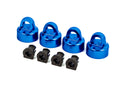 Traxxas 9664X — Traxxas 9664X Blue Aluminum GT-Maxx Shock Caps & Spacers (4)