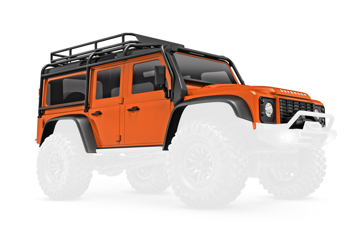 Traxxas 9712-ORNG — Traxxas 9712-ORNG TRX-4M Land Rover Defender Assembled Orange Body