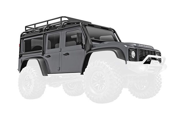 Traxxas 9712-SLVR — Traxxas 9712-SLVR TRX-4M Land Rover Defender Assembled Silver Body
