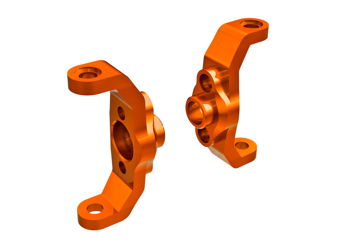 Traxxas 9733-ORNG — Traxxas 9733-ORNG TRX-4M Orange Aluminum Caster Blocks (L&R)