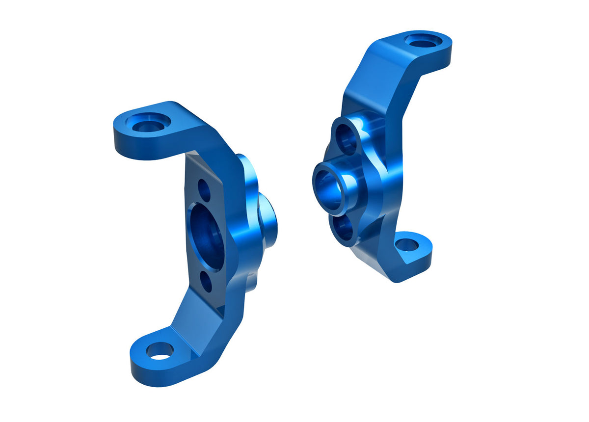 Traxxas 9733-BLUE — Traxxas 9733-BLUE TRX-4M Blue Aluminum Caster Blocks (L&R)