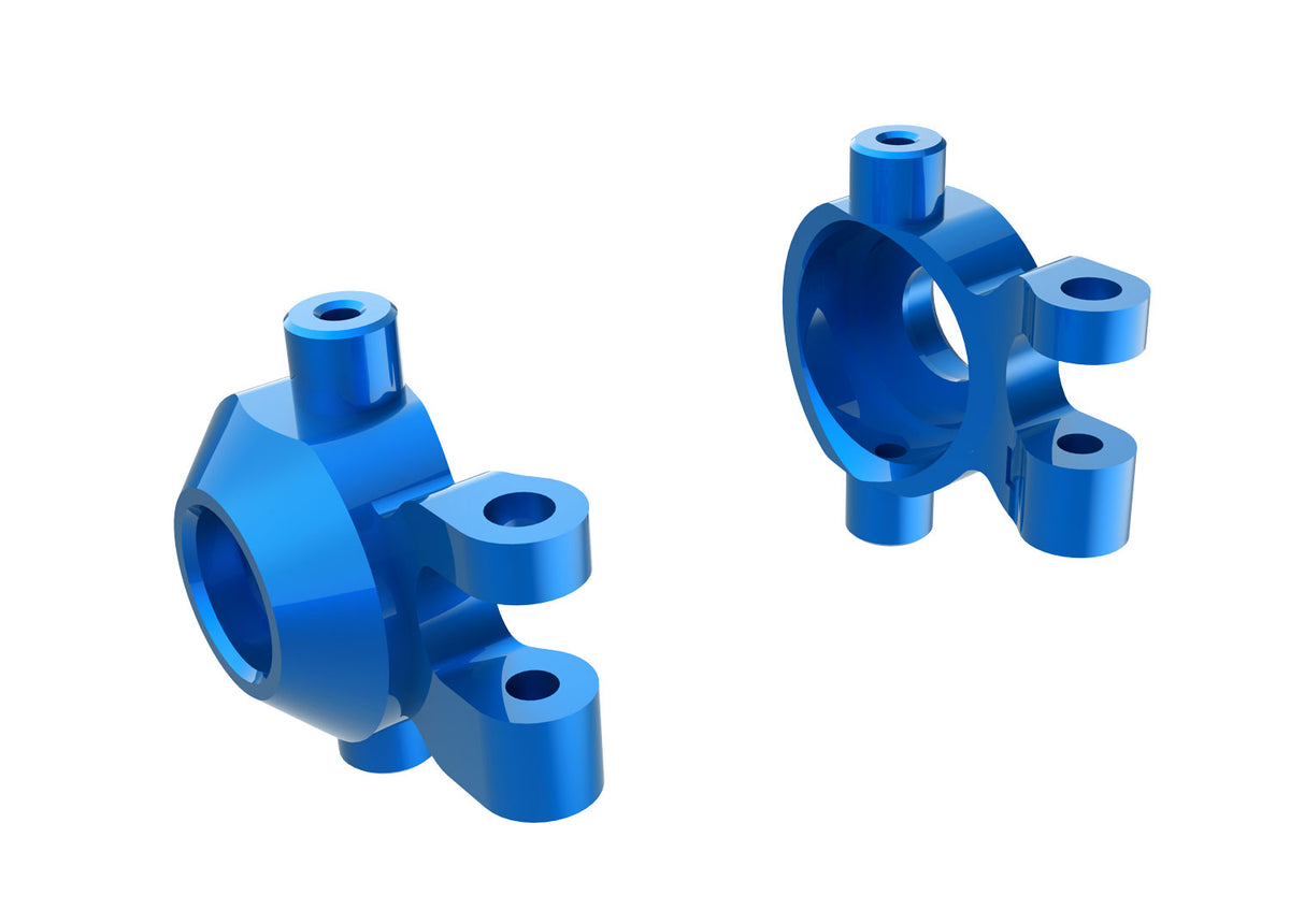 Traxxas 9737-BLUE — Traxxas 9737-BLUE TRX-4M Blue Aluminum Caster Blocks (L&R)