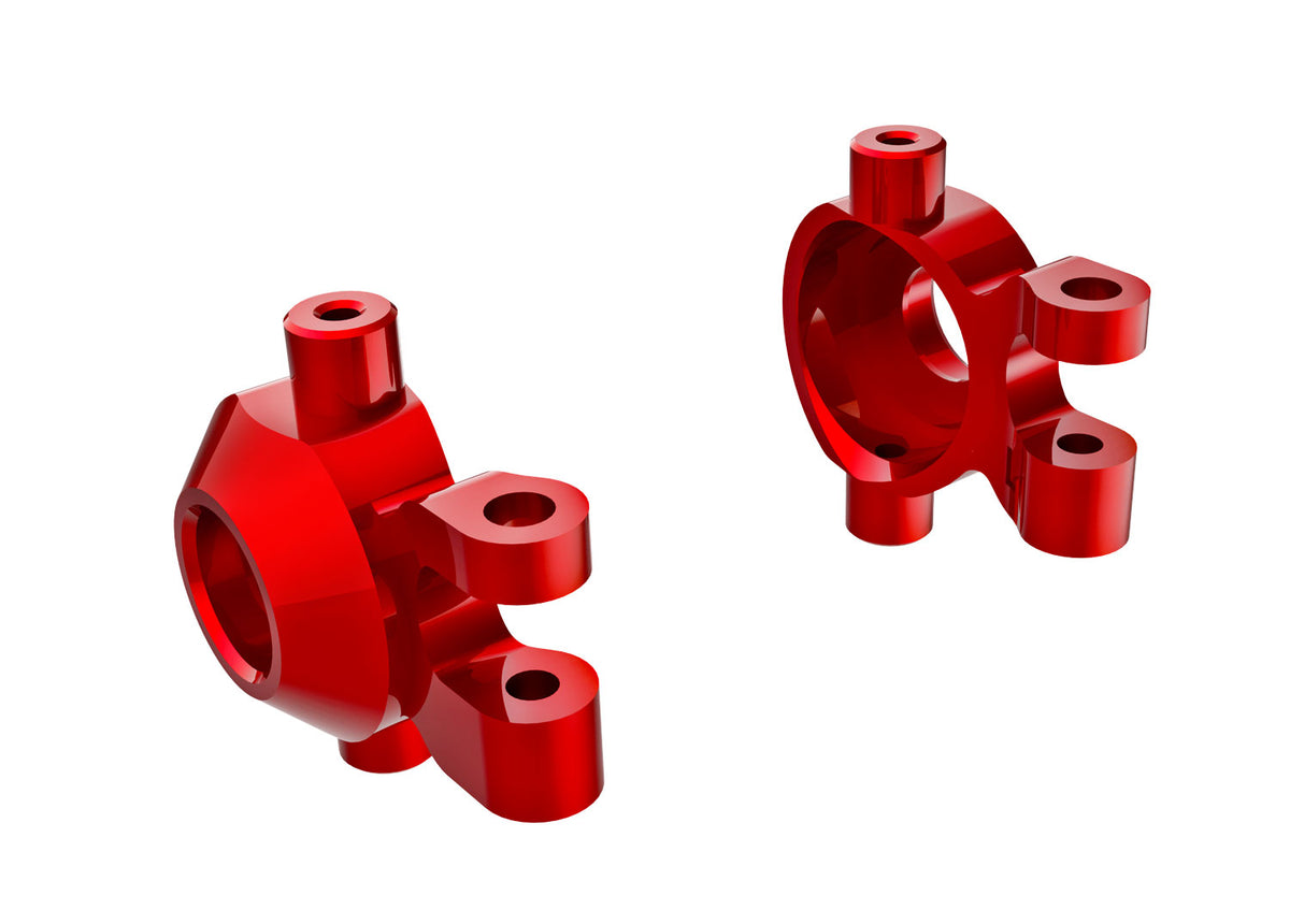 Traxxas 9737-RED — Traxxas 9737-RED TRX-4M Red Aluminum Caster Blocks (L&R)