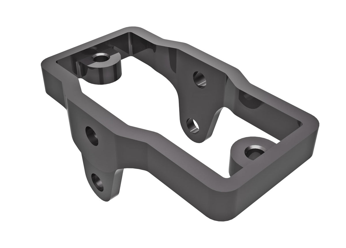 Traxxas 9739-GRAY — Traxxas 9739-GRAY Gray Aluminum Steering Servo Mount