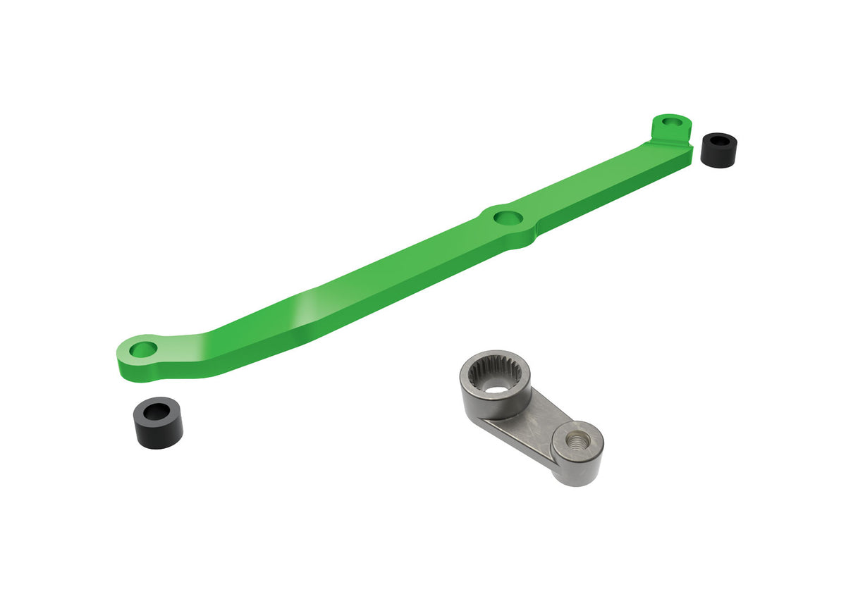 Traxxas 9748-GRN — Traxxas 9748-GRN Green Aluminum Steering Link & Metal Servo Horn