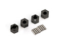 Traxxas 9750 — Traxxas 9750 7 mm Wheel Hubs (4) with Axle Pins