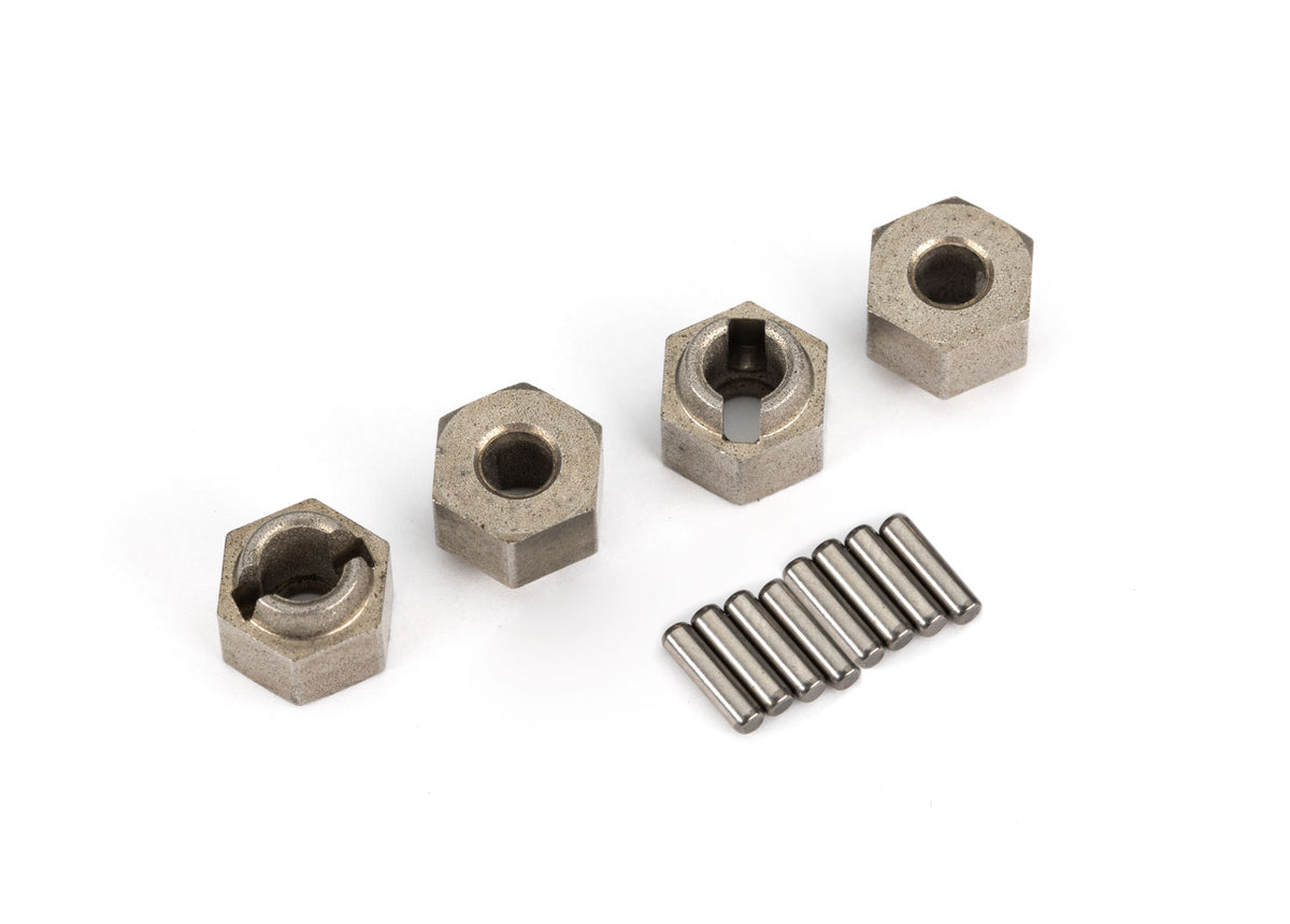 Traxxas 9750A — Traxxas 9750A 7 mm Steel Wheel Hubs (4) with Axle Pins