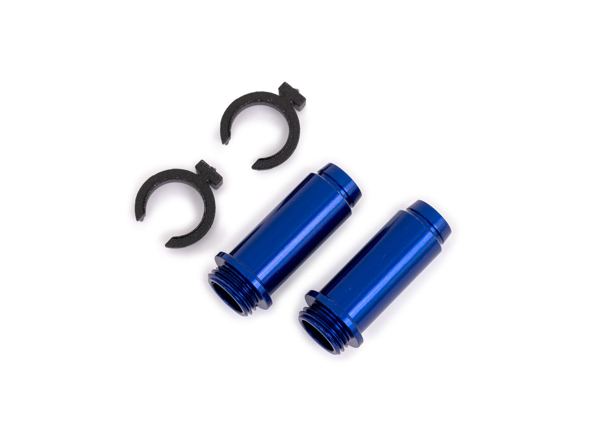 Traxxas 9763-BLUE — Traxxas 9763-BLUE Blue Aluminum GTM Shock Bodies (2)