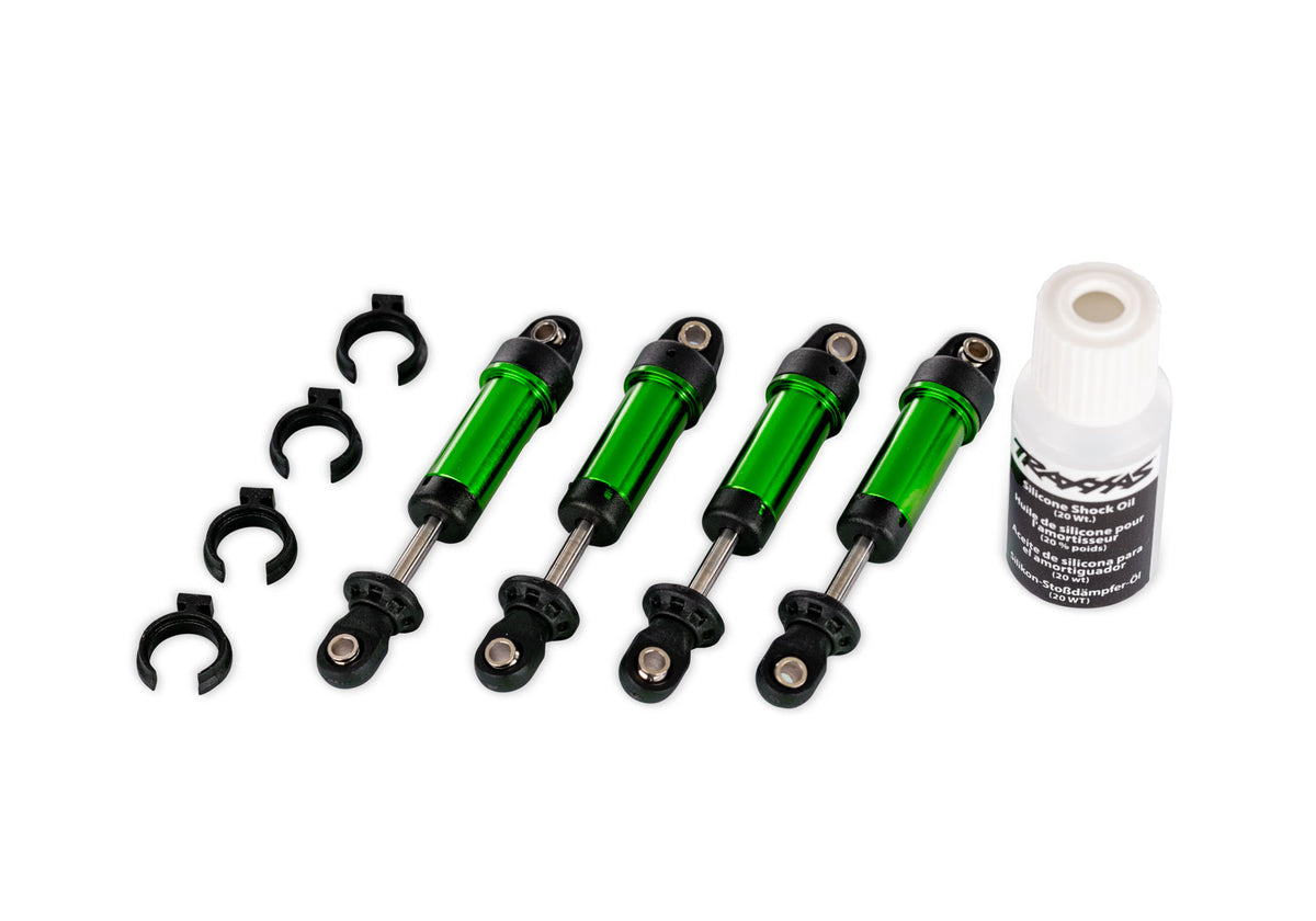 Traxxas 9764-GRN — Traxxas 9764-GRN Green Aluminum GTM Shocks (4)