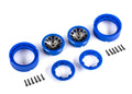 Traxxas 9781-BLKBL — Traxxas 9781-BLKBL Satin Black Chrome 1.0" Method Beadlock Wheels (2)