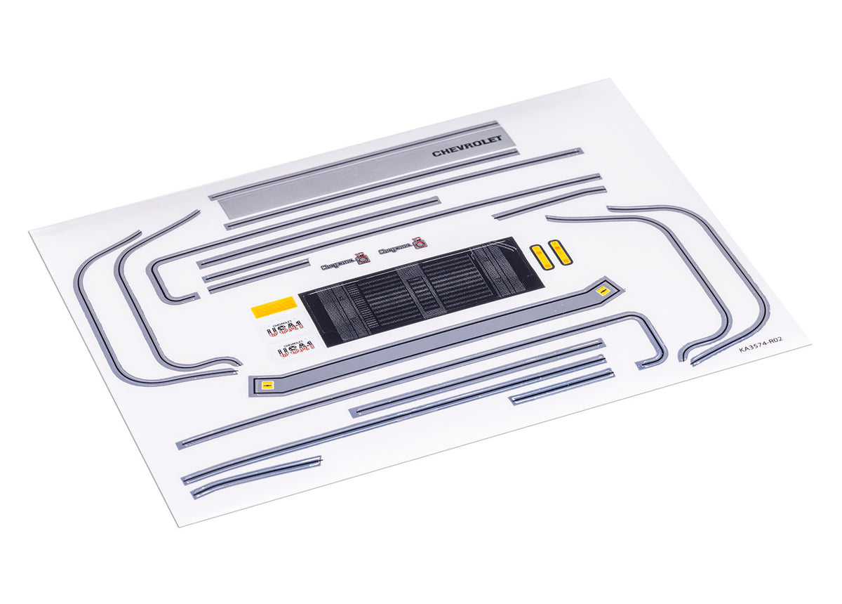 Traxxas 9827 — Traxxas 9827 TRX-4M Chevrolet K10 Decal Sheet