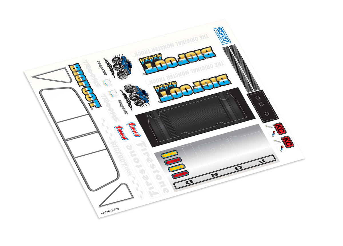 Traxxas 9844 — Traxxas 9844 TRX-4MT BIGFOOT No. 1 Decal Kit