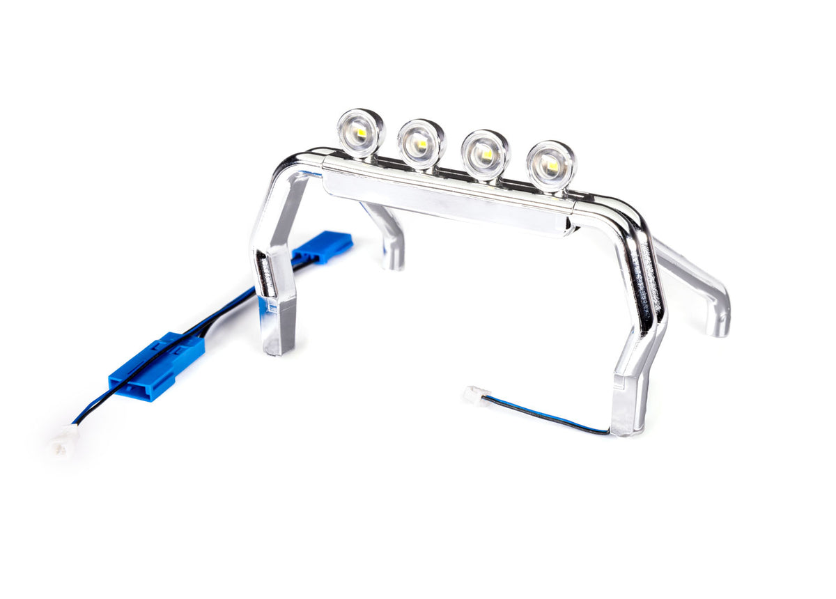 Traxxas 9862X — Traxxas 9862X TRX-4MT Lighted Chrome Roll Bar