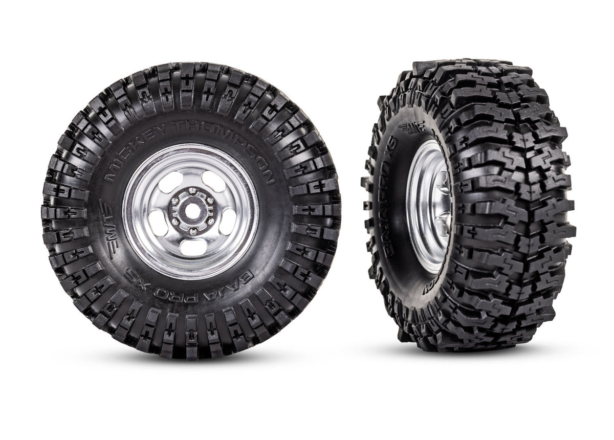 Traxxas 9872 — Traxxas 9872 TRX-4M 1" Satin Wheels w/ MT Baja Pro Tires (2)