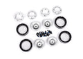 Traxxas 9881-SLVR — Traxxas 9881-SLVR TRX-4M 1" Silver Aluminum Beadlock Wheels (4)