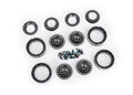 Traxxas 9881-BLK — Traxxas 9881-BLK TRX-4M 1" Black Aluminum Beadlock Wheels (4)