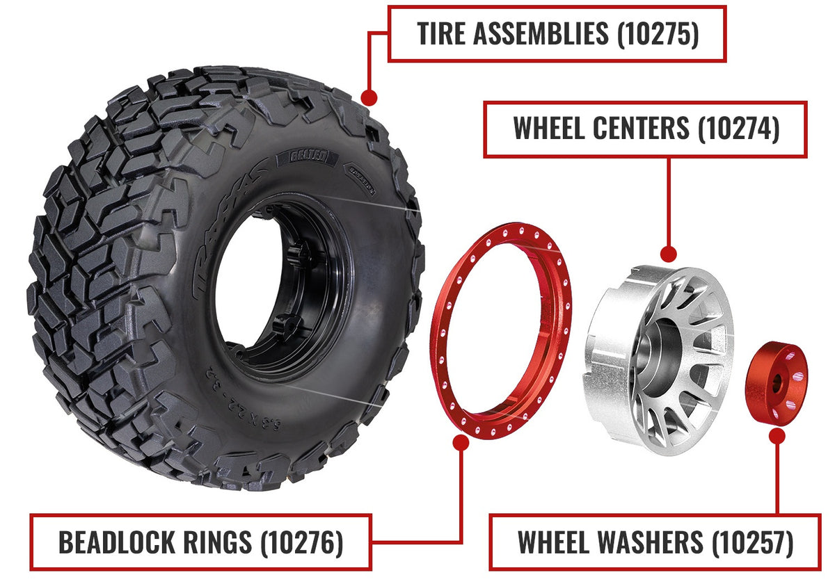Traxxas 10257-SLVR — Traxxas 10257-SLVR Silver Aluminum Wheel Washers (4)