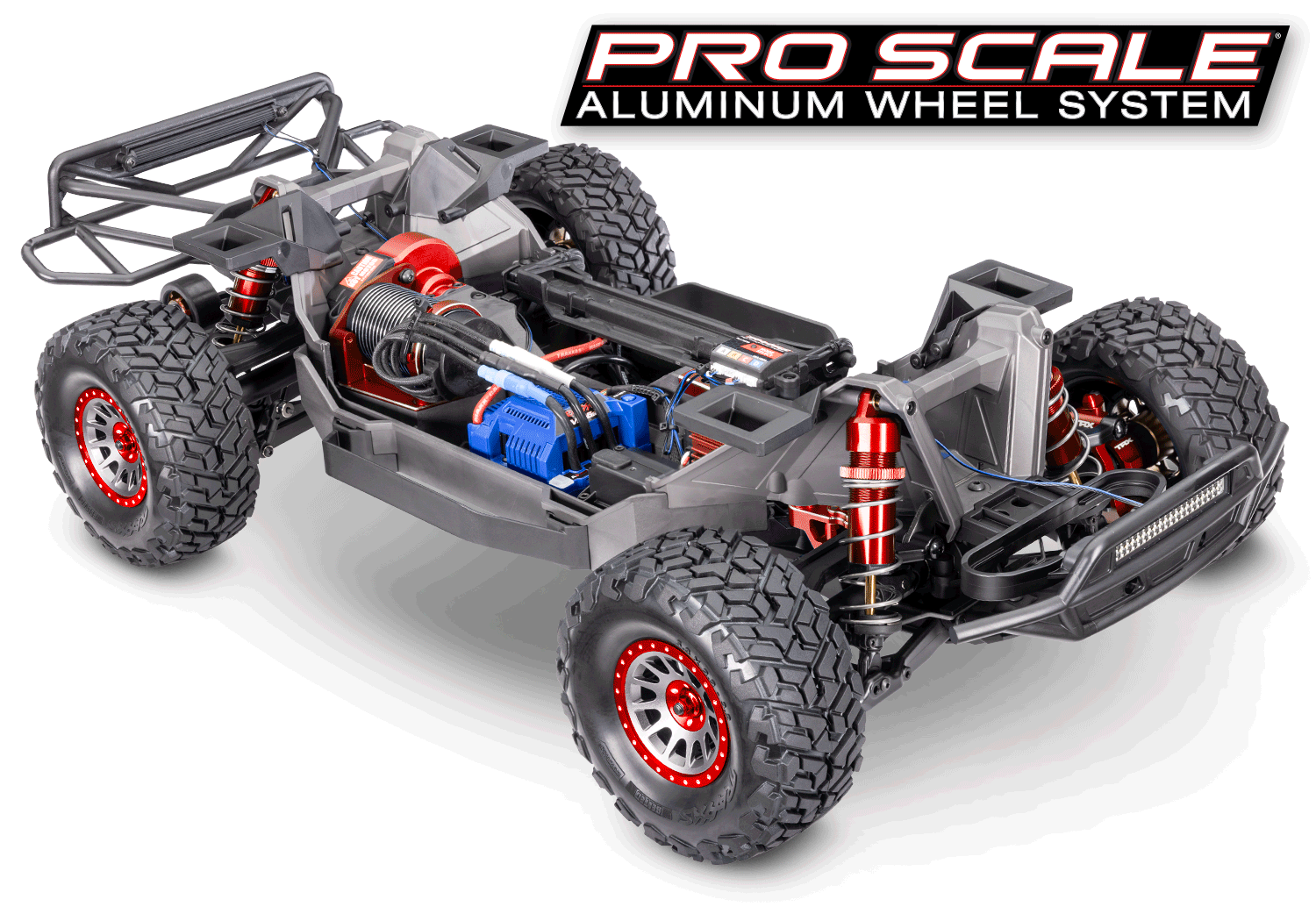 Traxxas 10276-BLK — Traxxas 10276-BLK Pro Scale Black Aluminum Beadlock Rings (4)