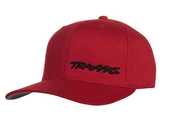 Traxxas 1187-RBL-LXL — Traxxas 1187-RBL-LXL Flex Hat Curve Bill Red/Blk Lx
