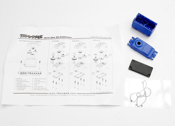 Traxxas 2074 — Traxxas 2074 2056, 2075 Servo Case & Gaskets