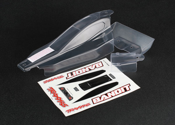 Traxxas 2417 — Traxxas 2417 Bandit Clear Body w/ Wing