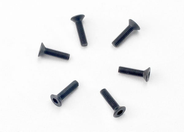 Traxxas 2523 — Traxxas 2523 Countersunk Machine Screws 2.5x10 mm (6)