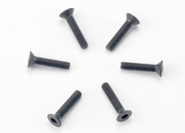 Traxxas 2526 — Traxxas 2526 Countersunk Machine Screws 2.5x12 mm (6)