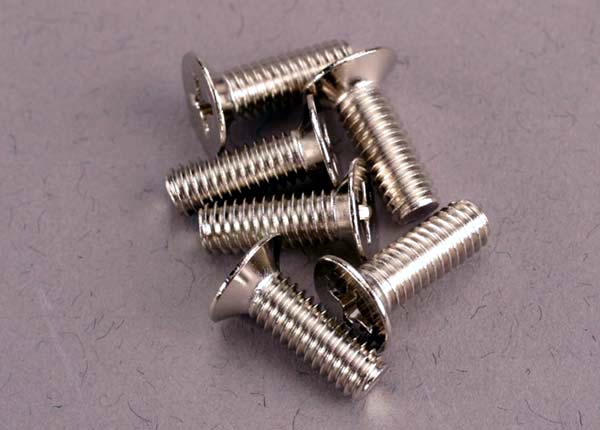 Traxxas 2548 — Traxxas 2548 Countersunk Machine Screws 4x12 mm (6)