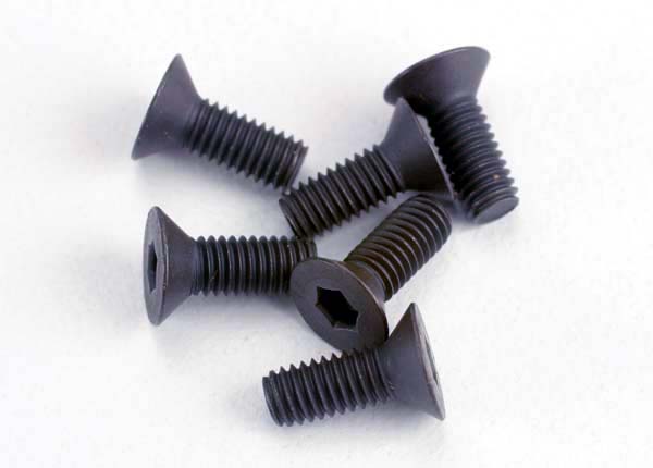 Traxxas 2550 — Traxxas 2550 Countersunk Machine Screws 3x8 mm (6)