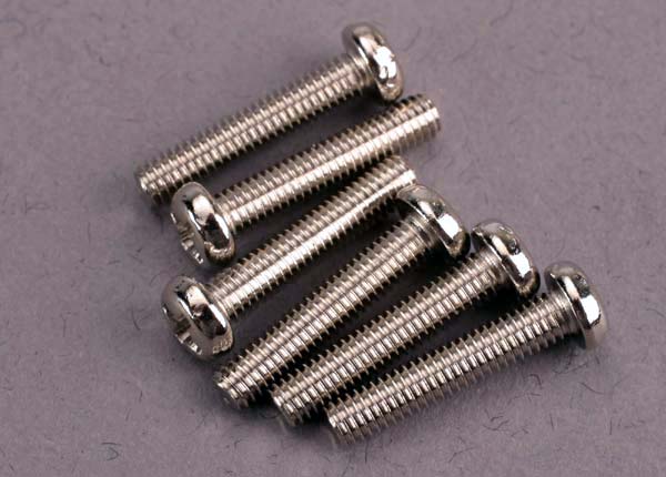 Traxxas 2563 — Traxxas 2563 Round-Head Machine Screws 3x15 mm (6)