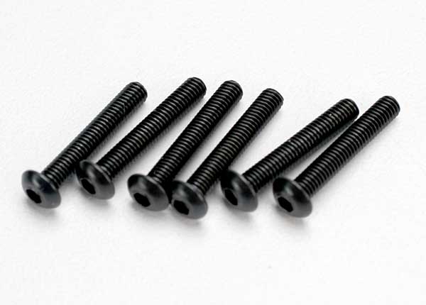 Traxxas 2583 — Traxxas 2583 Button-Head Machine Screws 3x18 mm (6)