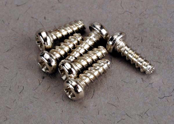 Traxxas 2674 — Traxxas 2674 Round-Head Self-Tapping Screws 2x6 mm (6)