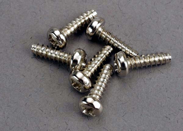 Traxxas 2675 — Traxxas 2675 Round-Head Self-Tapping Screws 3x10 mm (6)