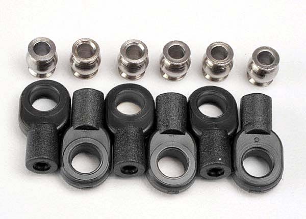Traxxas 2742X — Traxxas 2742X Short Rod Ends with Hollow Balls (6)