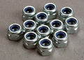 Traxxas 2745 — Traxxas 2745 3 mm Flanged Nylon Chrome Locking Nuts (12)