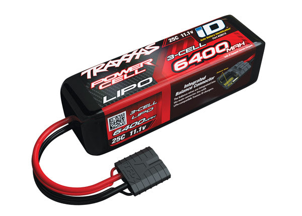 Traxxas 2857X — Traxxas 2857X 6400 mAh 11.1 Volt 3-Cell LiPo Battery