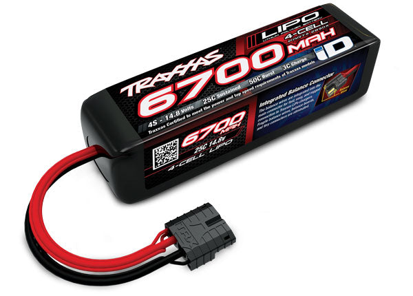 Traxxas 2890X — Traxxas 2890X 6700 mAh 14.8 Volt 4-Cell LiPo Battery