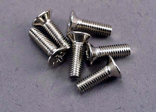 Traxxas 3177 — Traxxas 3177 Countersunk Machine Screws 3x10 mm (6)