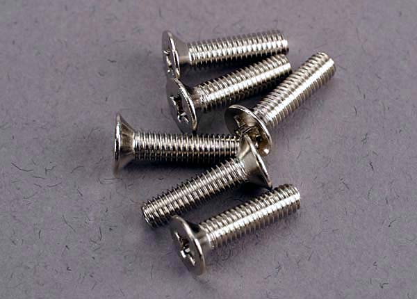 Traxxas 3178 — Traxxas 3178 Countersunk Machine Screws 3x12 mm (6)