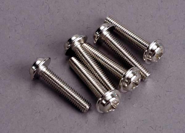 Traxxas 3187 — Traxxas 3187 Washer-Head Machine Screws 3x15 mm (6)