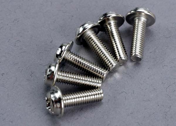 Traxxas 3193 — Traxxas 3193 Washer-Head Machine Screws 3x10 mm (6)