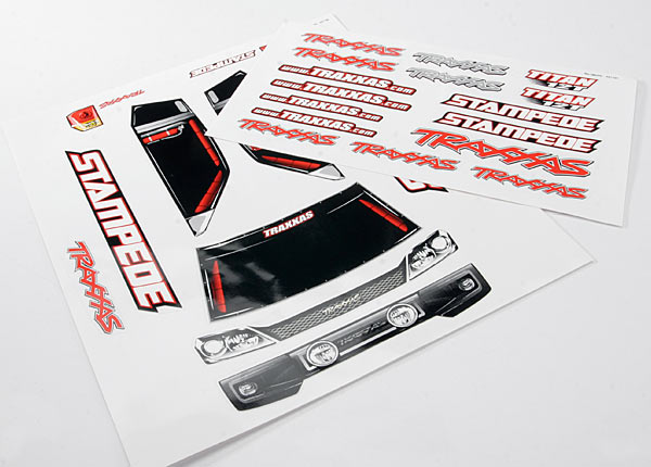 Traxxas 3616 — Traxxas 3616 Stampede 2WD Decal Sheet
