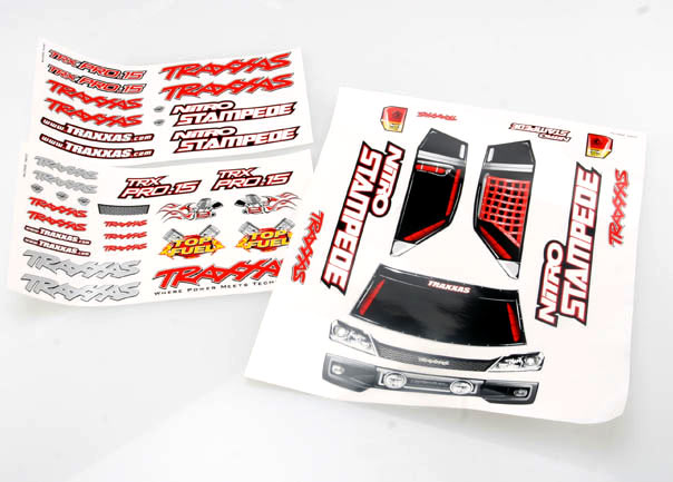 Traxxas 4113X — Traxxas 4113X Nitro Stampede Decal Sheets