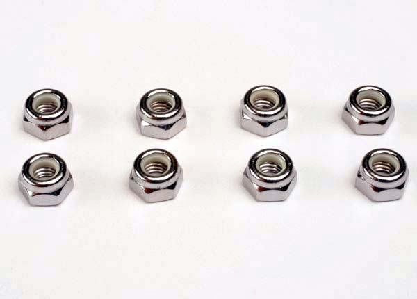 Traxxas 4147 — Traxxas 4147 5 mm Nylon Lock Nuts (8)
