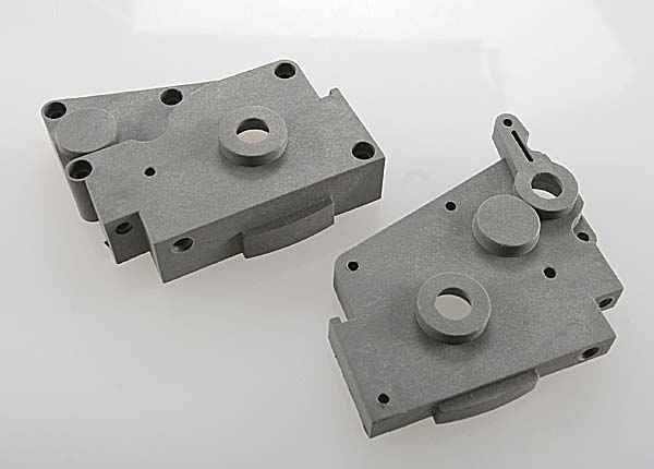 Traxxas 4491A — Traxxas 4491A Gray Gearbox Halves (L&R)