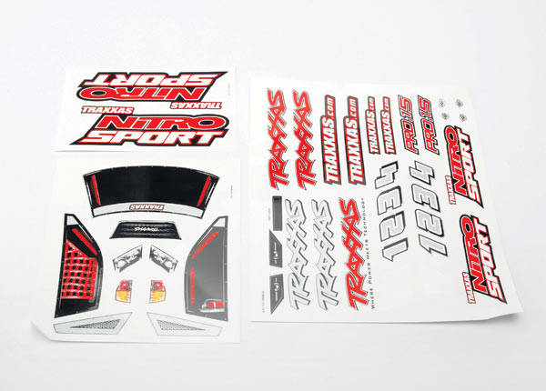 Traxxas 4513R — Traxxas 4513R Nitro Sport Decal Sheets