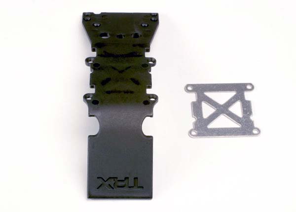 Traxxas 4937 — Traxxas 4937 Black Front Skid Plate with Reinforcement