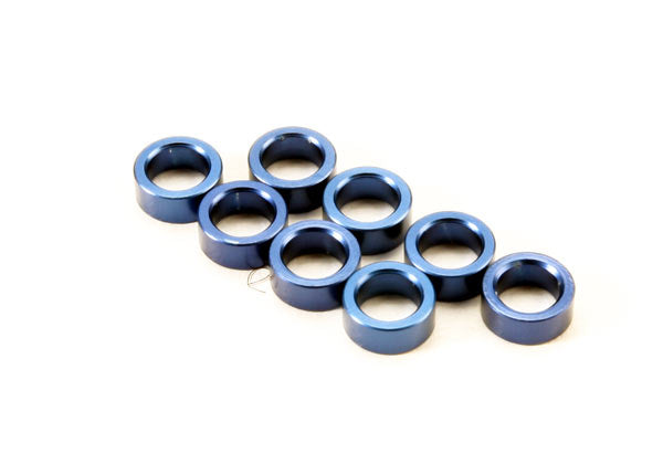Traxxas 5133A — Traxxas 5133A Blue Aluminum Pushrod Spacers (8)